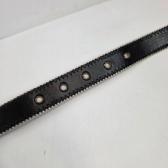 Vintage Absolutely Fresh Leather Womens Belt Southwestern Navajo Pattern Small - Picture 6 of 9